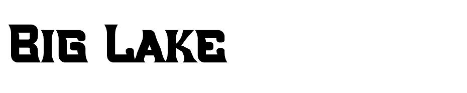  Big Lake Font font